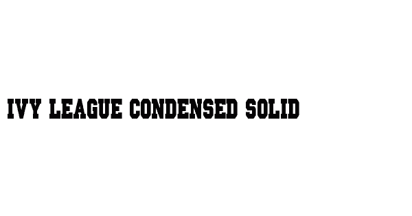 Ivy League Condensed Solid